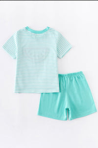 MINT WATERMELON BOY SET