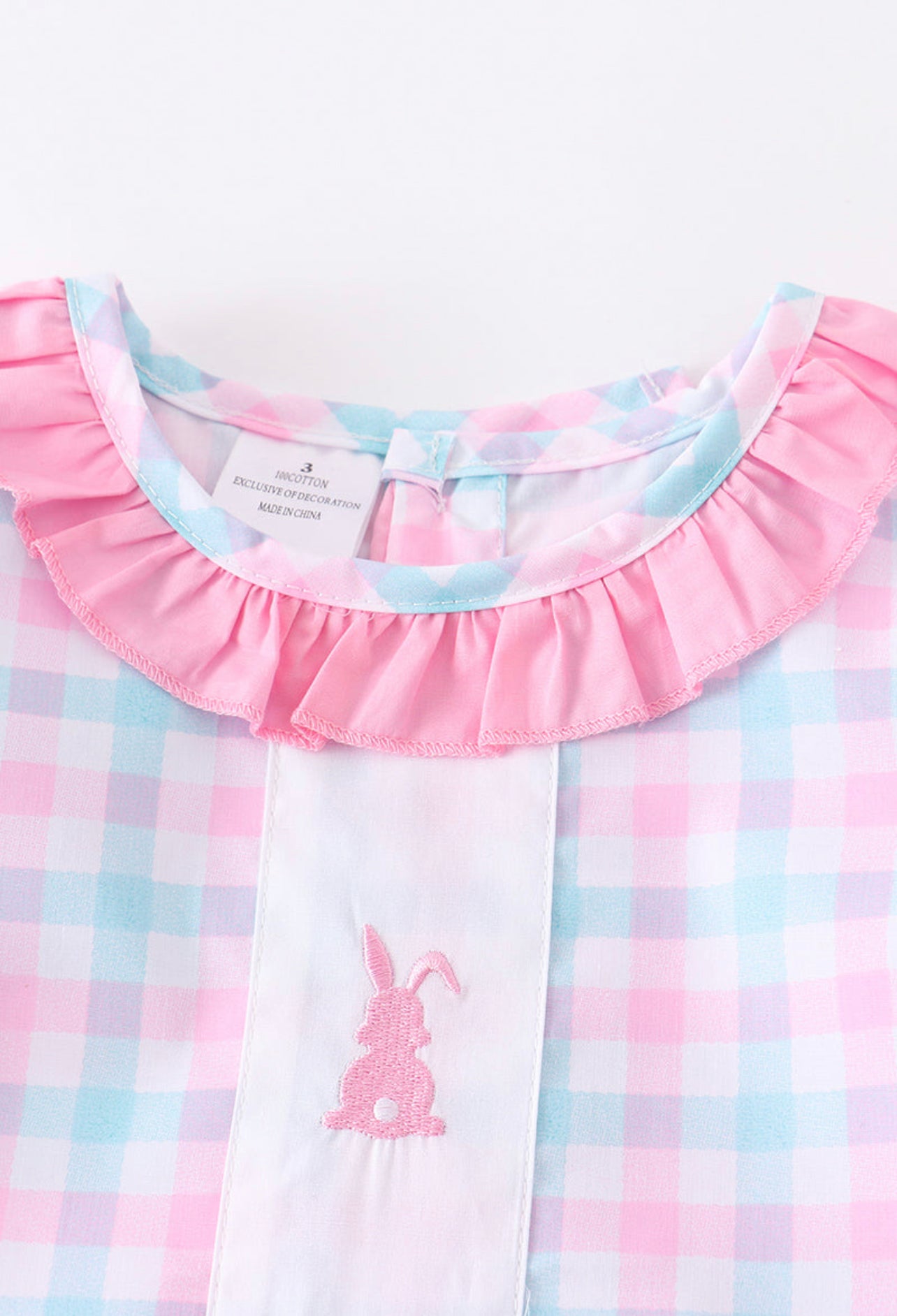 PLAID RABIT GIRL SET