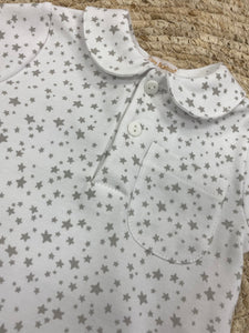 GREY STARS BOY SET