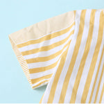 Load image into Gallery viewer, YELLOW STRIPES BOY SET
