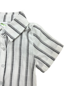 GREY STRIPES BOY SHIRT