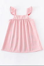 Load image into Gallery viewer, STRAWBERRIES RUFFLES GIRL DRESS
