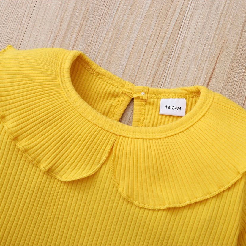 YELLOW GIRL TOP