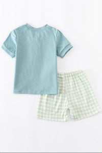 EVERGREEN CHECK BOY SET