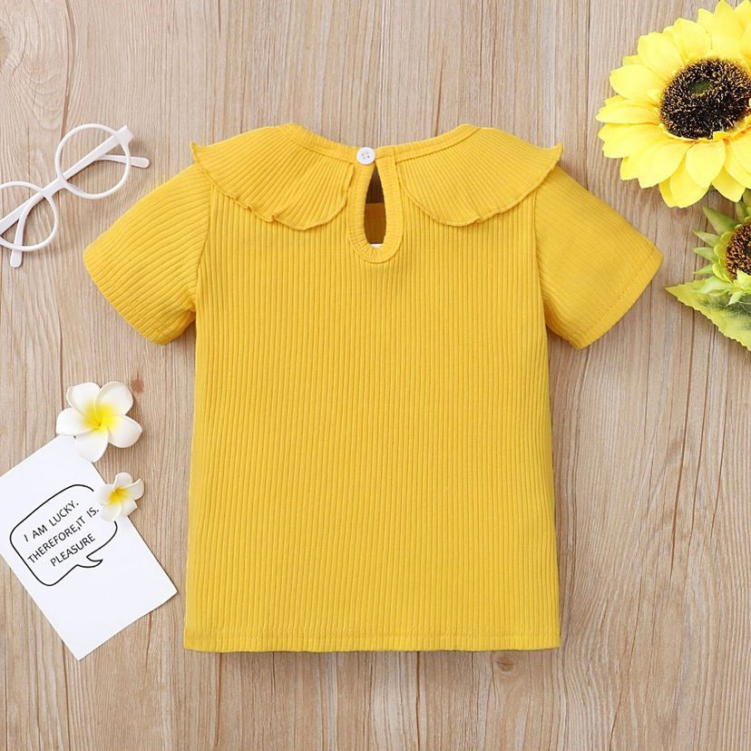 YELLOW GIRL TOP