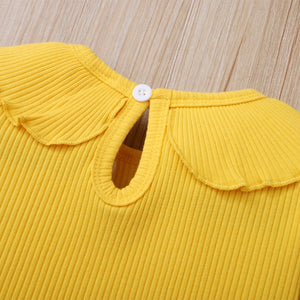 YELLOW GIRL TOP