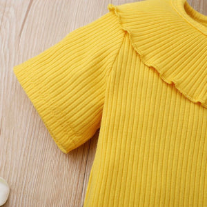 YELLOW GIRL TOP