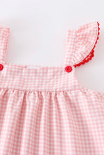 Load image into Gallery viewer, STRAWBERRIES RUFFLES GIRL DRESS
