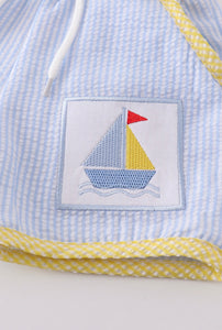 BOY SAILBOAT SWIM SHORT