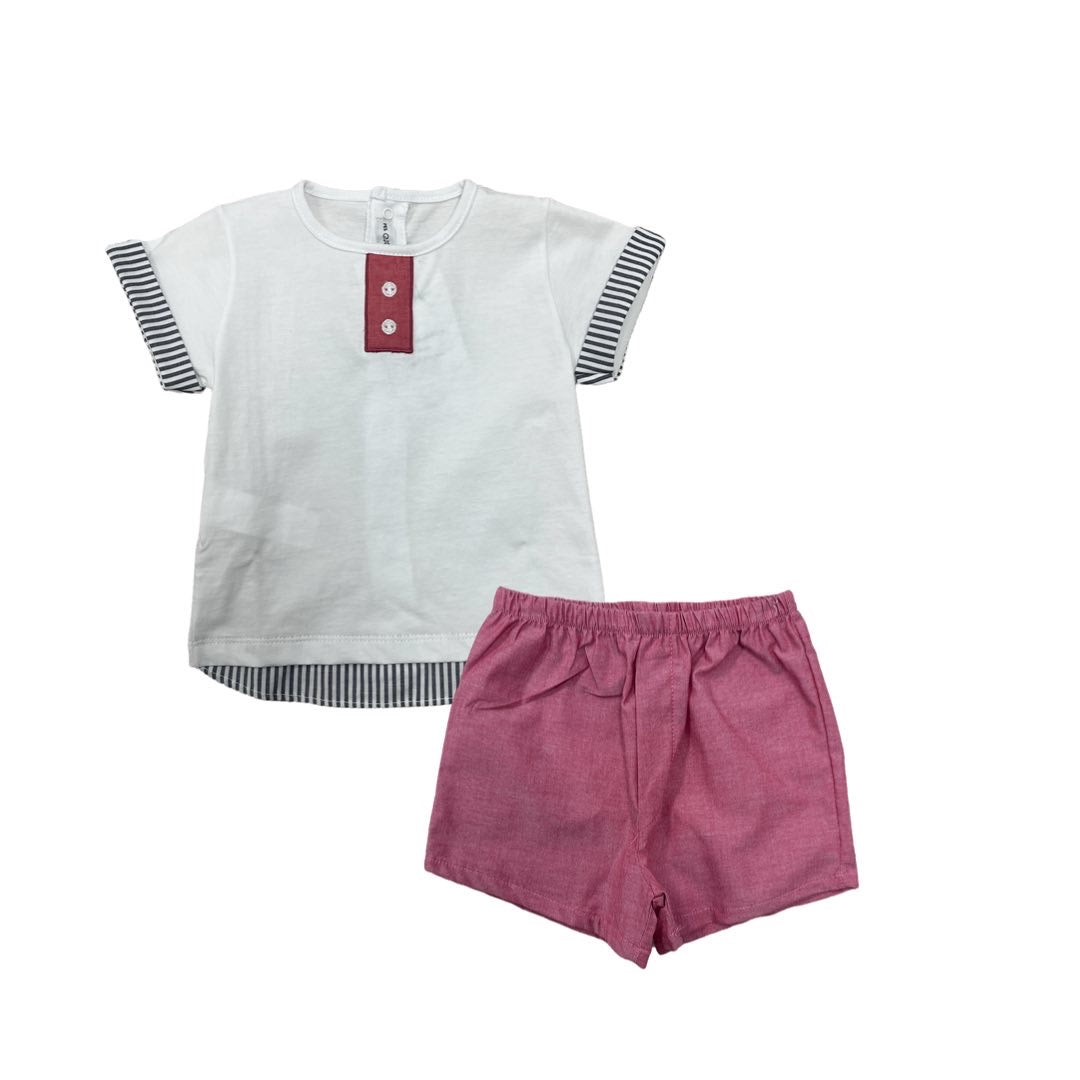 RED POLOLO BOY SET