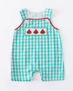 WATERMELON BOY ROMPER