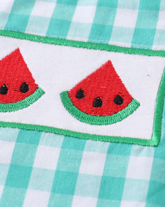 WATERMELON BOY ROMPER